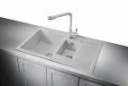 Кухонная мойка MODENA 60 NL 1,5B1D GREY ROCK