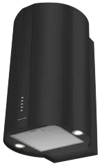 Вытяжка кухонная цилиндрическая настенная MEFERI TUBE40BK POWER, 40 см, черная, производительность 850 м3/ч, 3 скорости, низкий уровень шума, режимы отвод и рециркуляция, гарантия 3 года