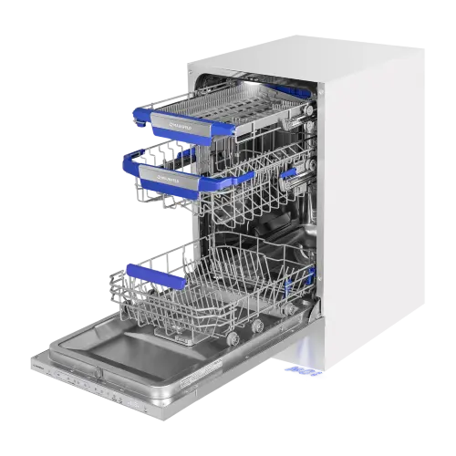Посудомоечная машина MAUNFELD MLP45330T Smart Beam Inverter Wi-Fi с автооткрыванием и проекцией таймера на пол