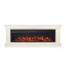 Каминокомплект Royal Flame Geneva 60 слоновая кость с патиной с очагом Vision 60 LOG LED