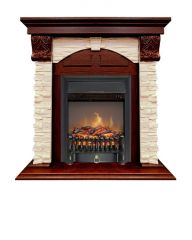 Каминокомплект Royal Flame Dublin с очагом Fobos FX M Black орех каньон