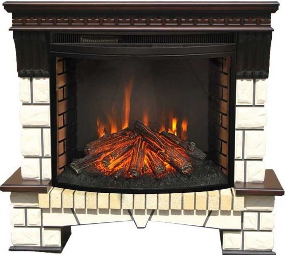Каминокомплект RealFlame Stone new 33 с очагом Firespace 33 S IR