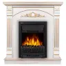 Каминокомплект Firelight Barocco Classic с очагом Electrolux EFP/P-1020LS белый дуб с золотой патиной