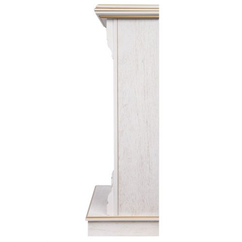 Каминокомплект Firelight Barocco Classic с очагом Electrolux EFP/P-1020LS белый дуб с золотой патиной