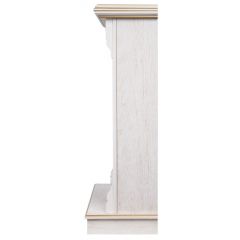 Каминокомплект Firelight Barocco Classic с очагом Electrolux EFP/P-1020LS белый дуб с золотой патиной