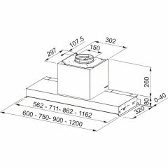 Вытяжка Franke FSTS DRIP-FREE 120 X 305.0702.608