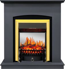 Каминокомплект Royal Flame Barcelona Серый графит c очагом Fobos FX M Brass