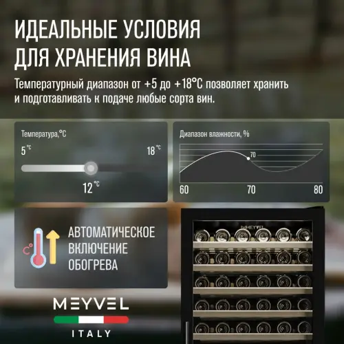 Винный шкаф Meyvel MV160-KBT2