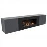 Тумба с биокамином Firelight BFP-P1700V графит