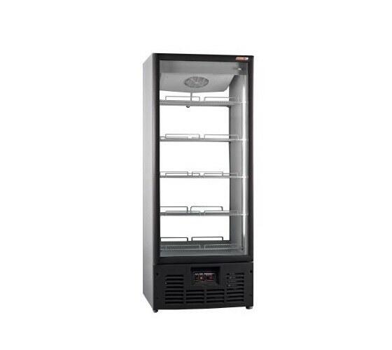 Шкаф с стеклянной дверью,прозрачная стенка (R 700 MSW) (ПРОПАН)
