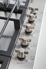 Встраиваемая газовая варочная панель Bertazzoni, конфорка dual wok в центре, 90 см, нержавеющая сталь