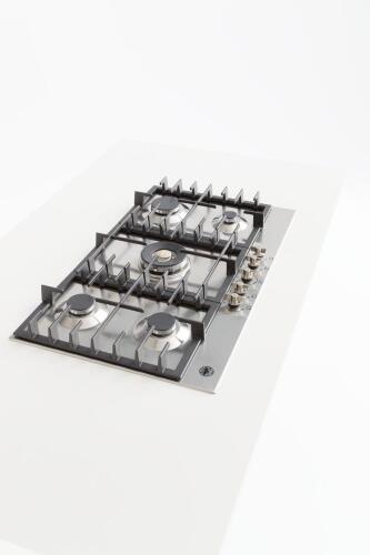 Встраиваемая газовая варочная панель Bertazzoni, конфорка dual wok в центре, 90 см, нержавеющая сталь