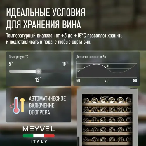 Винный шкаф Meyvel MV160-KST2