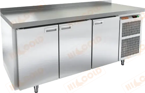 SN 111/TN W стол охл.(-2+10), 3 двери, 1835х600х850мм, пластифик., HICOLD RUS