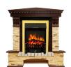 Каминокомплект Royal Flame Pierre Luxe сланец угловой с очагом Fobos FX Brass