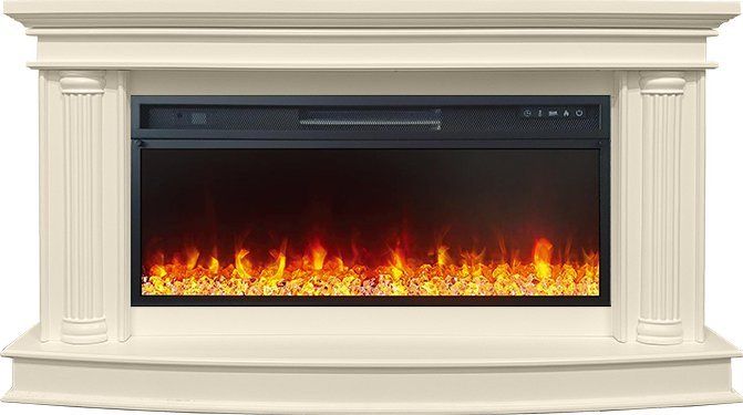 Каминокомплект Royal Flame Rome с очагом Vision 42 LED слоновая кость
