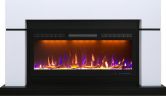 Каминокомплект Royal Flame Lindos с очагом Crystal 40 RF белый с черным