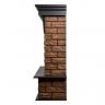 Портал Firelight Forte Wood Classic камень темный/шпон венге