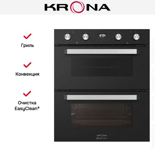Электрический духовой шкаф KRONA ARTE 60 BL