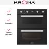 Электрический духовой шкаф KRONA ARTE 60 BL