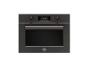 Компактный духовой шкаф Bertazzoni Professional, комбинированный с микроволновой печью, 60x45 см, карбонио