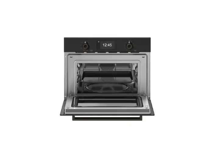 Компактный духовой шкаф Bertazzoni Professional, комбинированный с микроволновой печью, 60x45 см, карбонио
