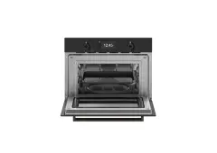 Компактный духовой шкаф Bertazzoni Professional, комбинированный с микроволновой печью, 60x45 см, карбонио