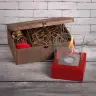 Подарочный набор SteelHeat PREMIUM BOX GLORIA красный + деревянная коробка + стартовый комплект