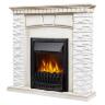 Каминокомплект Firelight Porto Classic с очагом Electrolux EFP/P-1020LS камень белый/шпон беленый дуб