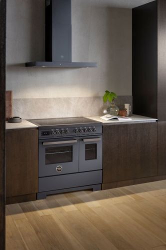 Варочный центр Bertazzoni, с двойной электрической духовкой и индукционной варочной панелью, 90 см