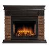 Каминокомплект Firelight Bricks Wood 30 с очагом Electrolux EFP/P-3020LS камень темный/шпон венге