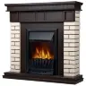 Каминокомплект Firelight Bricks Classic с очагом Electrolux EFP/P-1020LS камень бежевый/шпон темный дуб