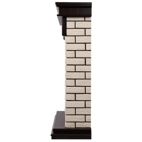Каминокомплект Firelight Bricks Classic с очагом Electrolux EFP/P-1020LS камень бежевый/шпон темный дуб