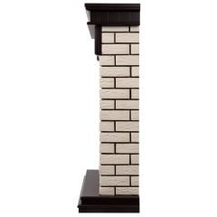 Каминокомплект Firelight Bricks Classic с очагом Electrolux EFP/P-1020LS камень бежевый/шпон темный дуб