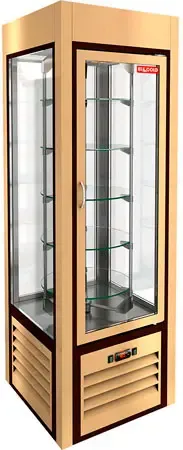 Витрина кондитерская HICOLD VRC 350 R Beige, вертикальная