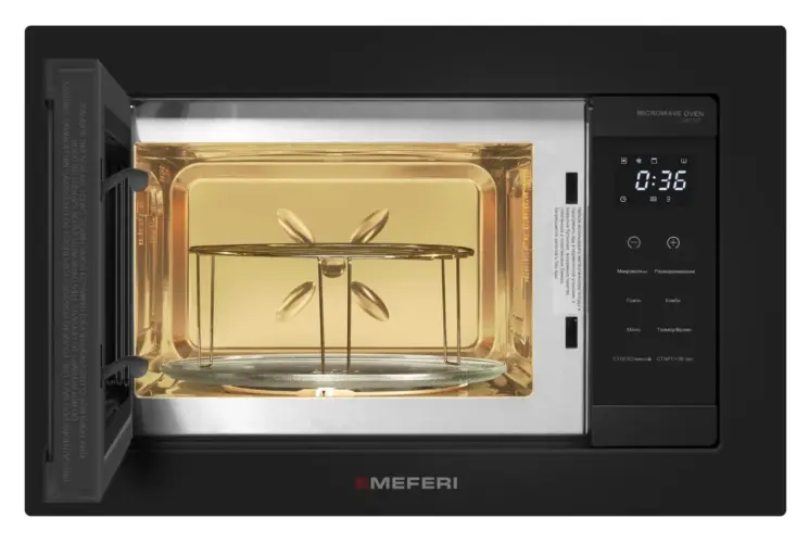 Микроволновая печь встраиваемая MEFERI MMO6020BK COMFORT