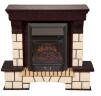 Каминокомплект Interflame Экстер темный дуб с очагом Majestic FX M Black