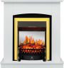 Каминокомплект Royal Flame Barcelona Белый c очагом Fobos FX M Brass