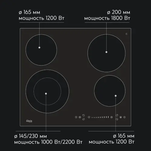 Варочная панель электрическая P-SB
