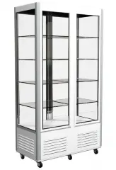 Шкаф холодильный D4 VM 800-1 (R800C) (цвет по схеме, 2 дв,стекл полки)