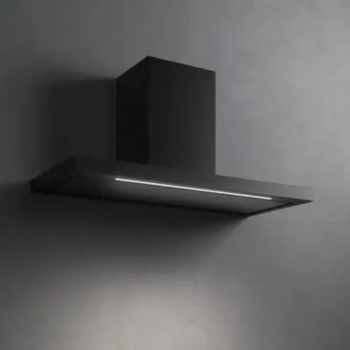 Настенная вытяжка FALMEC PLANE BLACK NRS PLUS -1200 мм "Тихая вытяжка