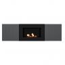 Тумба с биокамином Firelight BFP/P-1400L графит+набор керамических дров сосна