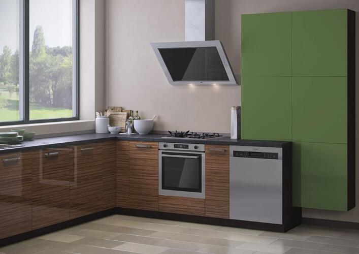 Наклонная вытяжка Krona AIDA Silent 900 5P inox/black