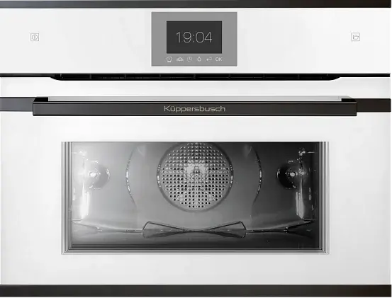 Компактный духовой шкаф с паром Kuppersbusch CBD 6550.0 W2 Black Chrome