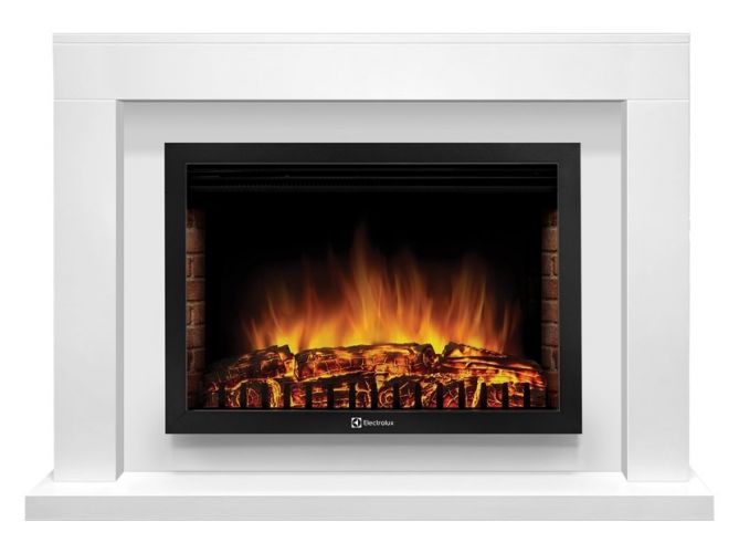 Каминокомплект Firelight Simple 25 с очагом Electrolux EFP/P-2520LS белый