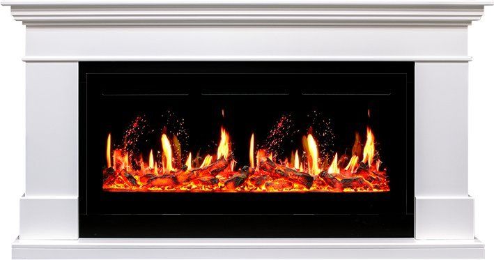 Каминокомплект Royal Flame California с очагом 5D V-ART 40 белый