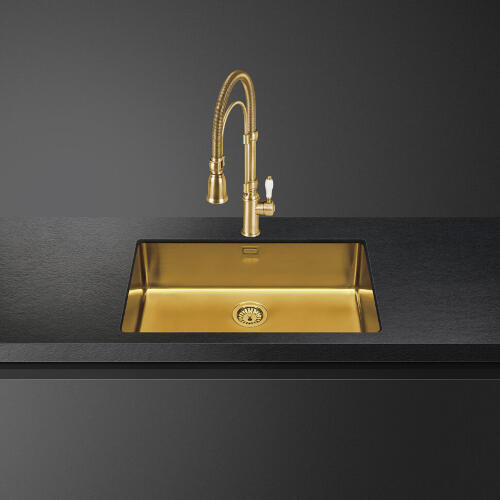 Мойка Smeg Mira VSTR71BRX латунный