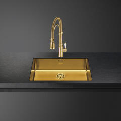Мойка Smeg Mira VSTR71BRX латунный