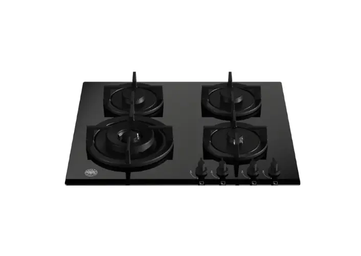 Встраиваемая газовая варочная панель Bertazzoni на стекле, конфорка wok, 60 см