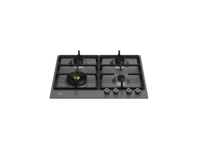 Встраиваемая газовая варочная панель Bertazzoni, конфорка wok, 60 см, черный матовый